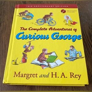 2001 Complete Adventures of Curious George, 70th Anniversary Edition, 2 CDs. HC